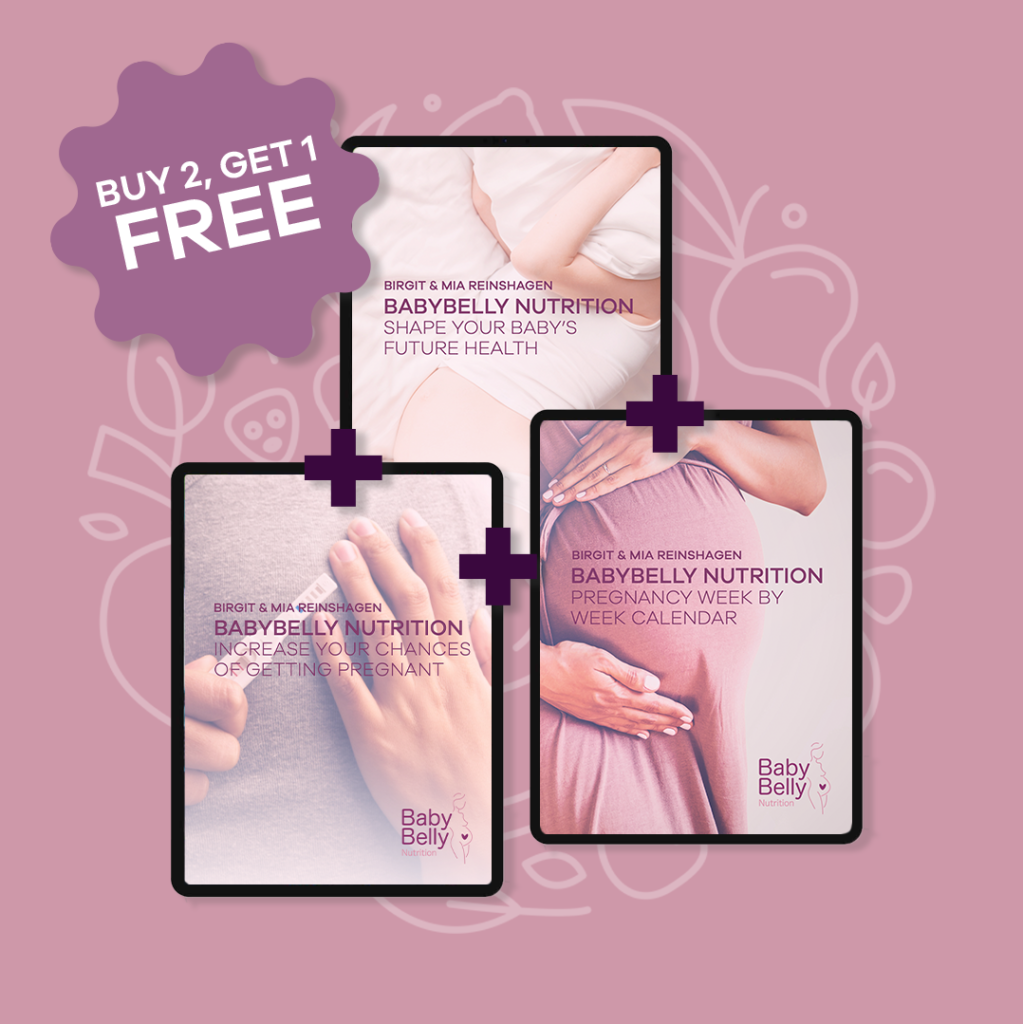 Take charge of your pre-pregnancy and pregnancy journey with the BabyBelly e-book bundle